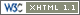 Valid XHTML 1.1 Valid XHTML 1.1